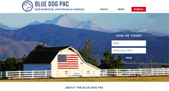 Desktop Screenshot of bluedogdems.com